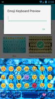 Emoji Keyboard Shading Blue imagem de tela 3