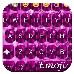 Скачать Emoji Keyboard Shading Pink APK
