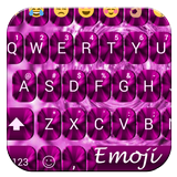 Emoji Keyboard Shading Pink icône