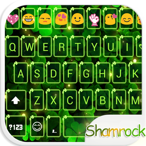 Shining Shamrock Emoji Theme