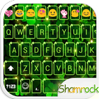 Shining Shamrock Emoji Theme icône