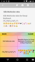 Silk Multicolor Emoji Keyboard Ekran Görüntüsü 3