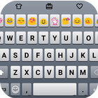Simple Blue Emoji Keyboard icône