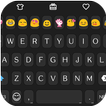 Simple Black Emoji keyboard