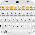 Simple White Emoji Keyboard иконка