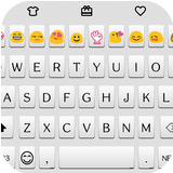 Simple White Emoji Keyboard иконка