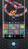 Rainbow Snake Keyboard اسکرین شاٹ 2