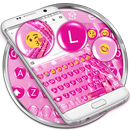 Emoji Keyboard  Sparkling Pink APK