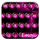 Emoji Keyboard Spheres Pink APK