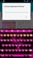 Emoji Keyboard Spheres Pink poster