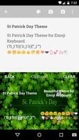 St. Patrick Day Emoji keyboard capture d'écran 3