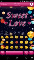 Sweet Love Emoji Keyboard💖❤️ تصوير الشاشة 1