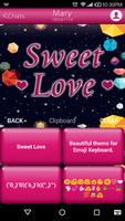 برنامه‌نما Sweet Love Emoji Keyboard💖❤️ عکس از صفحه