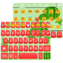 Sweet Watermelon Vitamin Emoji Keyboard Skin APK