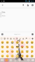 Emoji Keyboard Paris Eiffel 截圖 3