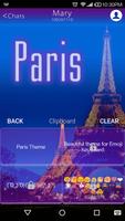 �Paris Emoji clavier Thème🗼 capture d'écran 1