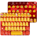 Peonies Emoji Keyboard Theme APK