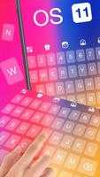 Color Rainbow Emoji Keyboard Wallpaper imagem de tela 2