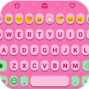 Pink Jelly Emoji Keyboard Skin APK