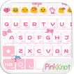 Pink Knot Emoji Keyboard Theme