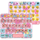 APK Pink Pop Emoji Keyboard Wallpaper