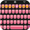 Pink Type Writer Keyboard Skin APK
