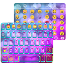 Rainbow Heart Theme - Emoji Keyboard Wallpaper APK