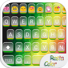 آیکون‌ Rasta Color Emoji Keyboard