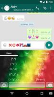 Rasta Color Emoji Keyboard capture d'écran 3