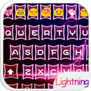 Red Lighting Theme – Emoji Keyboard ⚡ APK
