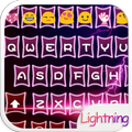 Red Lighting Theme – Emoji Keyboard ⚡