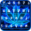 Neon Weed Rasta Keyboard Theme