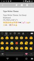 Type Writer Emoji Keyboard Ekran Görüntüsü 1
