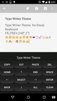 Type Writer Emoji Keyboard Ekran Görüntüsü 2