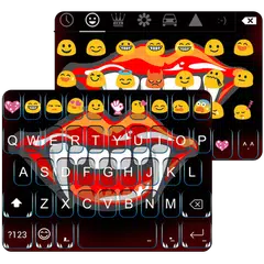 Скачать Vampire Emoji Keyboard Theme APK