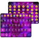 Grand Purple Emoji Keyboard Theme APK