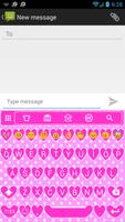 Emoji Keyboard Valentine Heart 海报