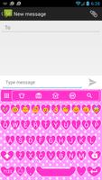 Emoji Keyboard Valentine Heart الملصق