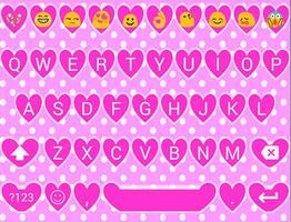 Emoji Keyboard Valentine Heart تصوير الشاشة 3