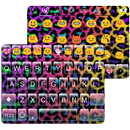 Rainbow Cheetah Emoji Keyboard APK