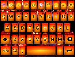 Emoji Keyboard Halloween Theme ảnh chụp màn hình 3