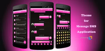 SMS Messages Gloss Pink Theme