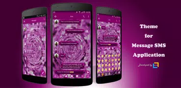 SMS Messages ShadingPink Theme