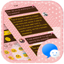 Dotted Bow Messages Theme APK