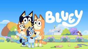 Bluey And Bingo Hero Game Plakat