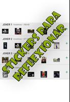 Stickers del JOKER sin Sentido Divertidos WAAS poster