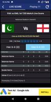 PAK vs ENG Live Cricket Score capture d'écran 1