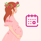 Pregnancy calculator, symptoms-icoon