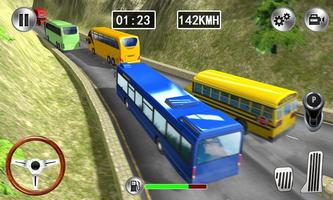 Uphill Bus Racing - Coach Bus Simulator 3D capture d'écran 1
