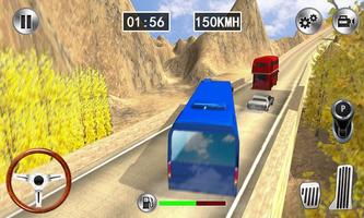 Uphill Bus Racing - Coach Bus Simulator 3D capture d'écran 2